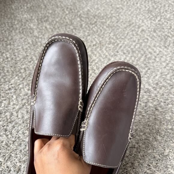 Rockport Mens Driving Moc Loafers Brown Leather Slip On Shoes Size 11.5 W main image 6